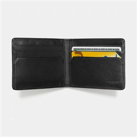 coach billfold wallet men.